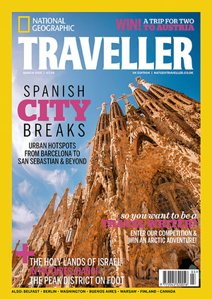 National Geographic Traveller (UK) - March 2015 issue cover