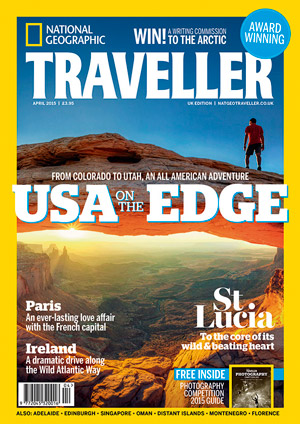 National Geographic Traveller (UK) - April 2015 issue cover
