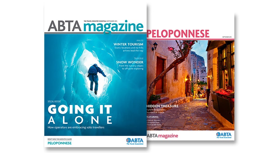 ABTA Magazine September 2015 cover
