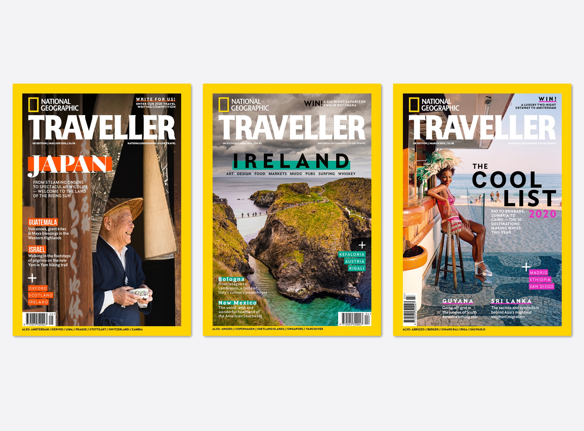 National Geographic Traveller covers