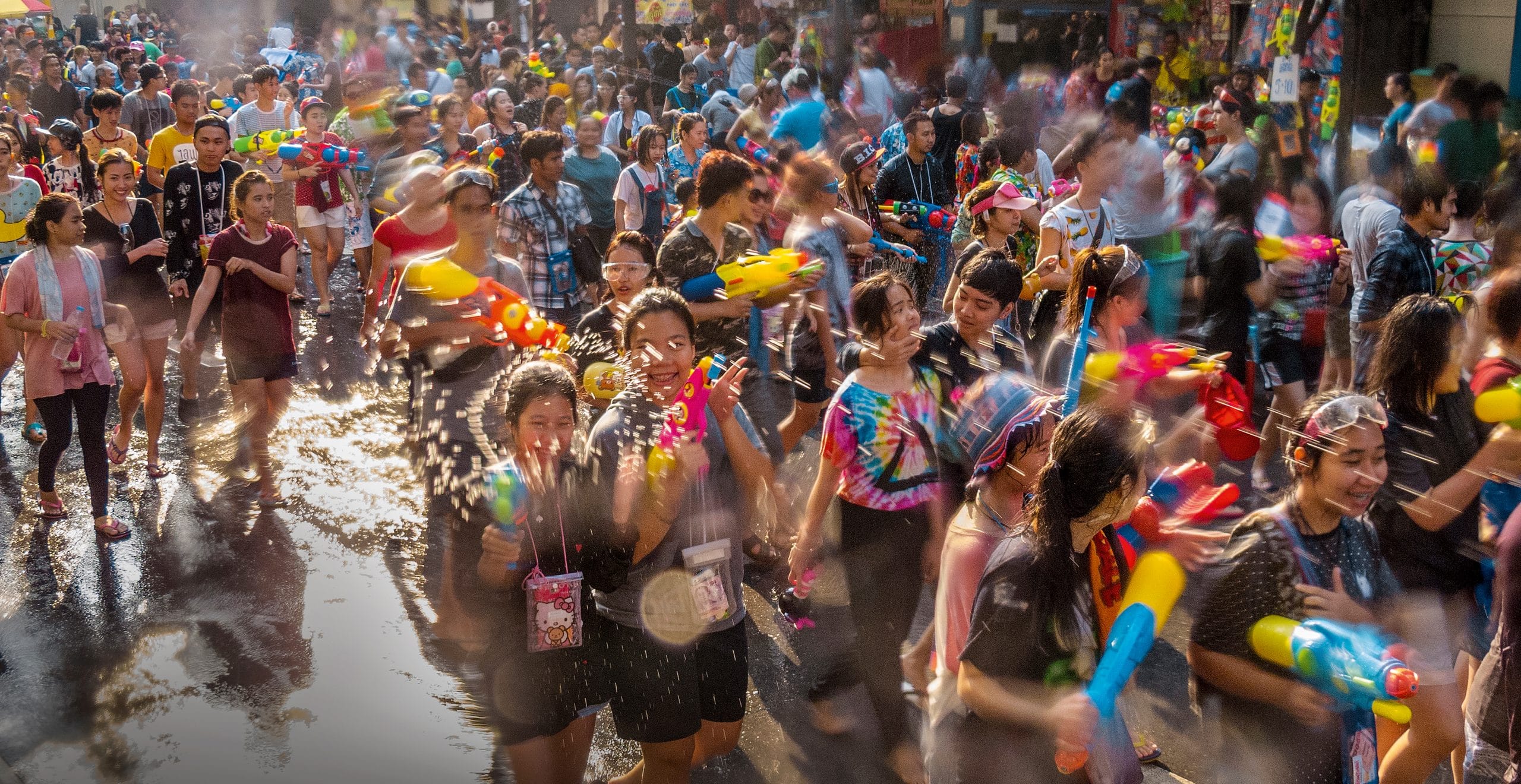 The winning piece of writing, from Doug Loynes, cleverly builds suspense in the lead-up to Thailand's Songkran festival. Image: Getty