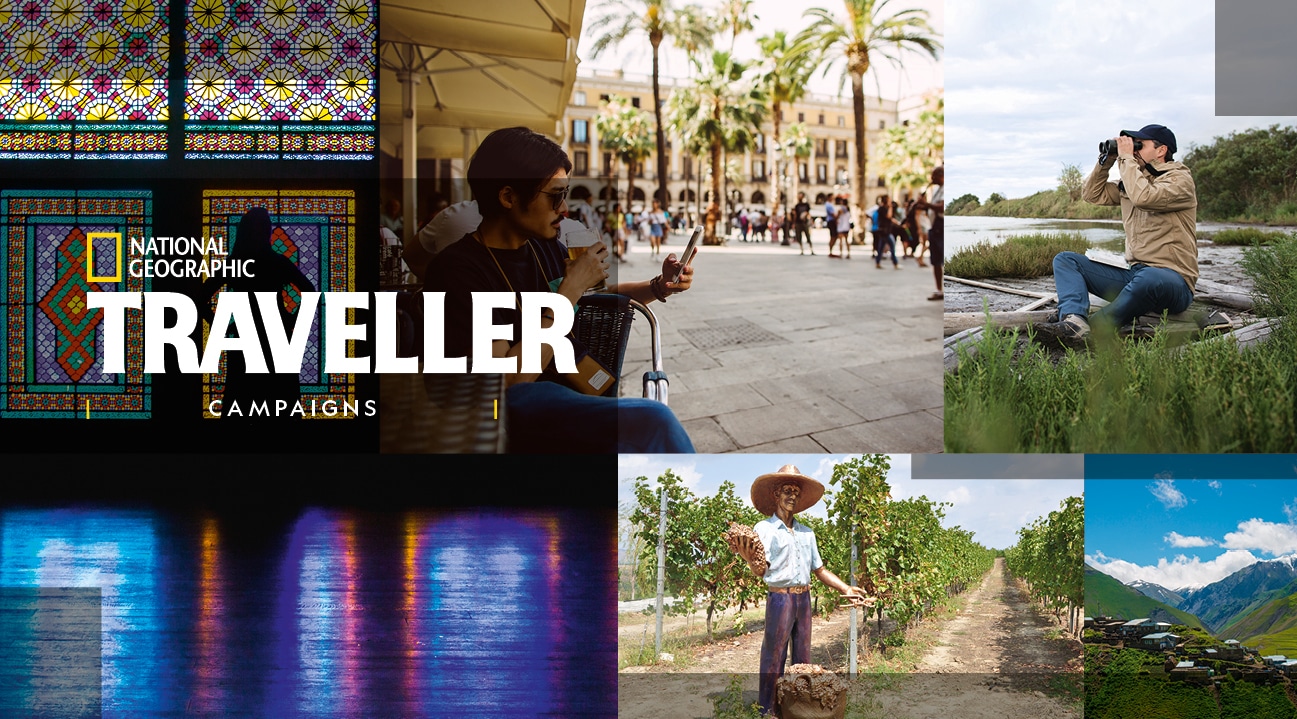Digital National Geographic Traveller (UK) campaigns.