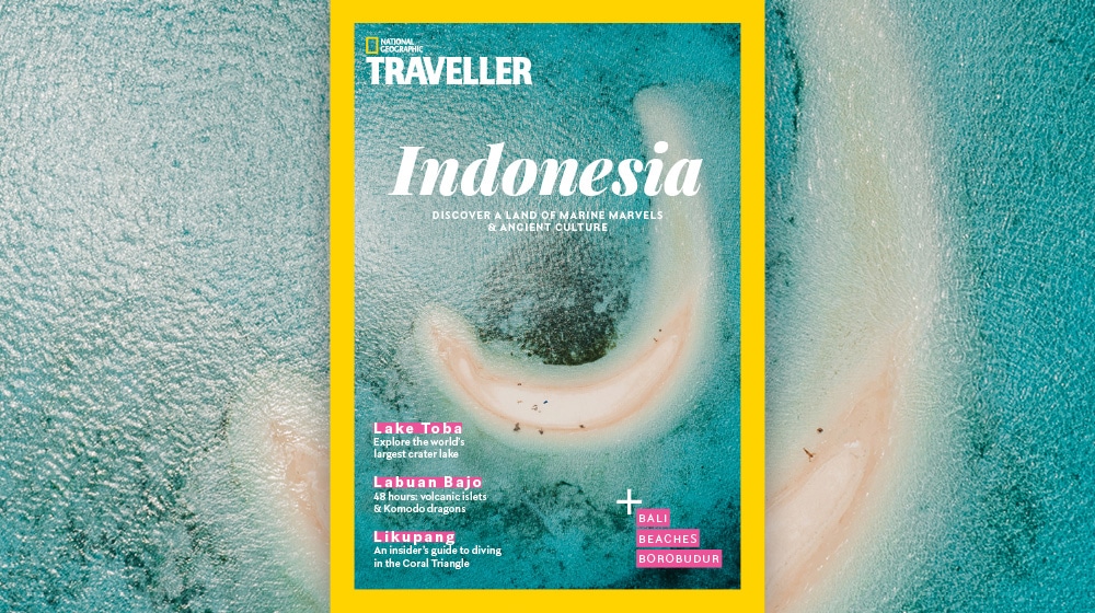 The cover of the National Geographic Traveller (UK) Indonesia guide.