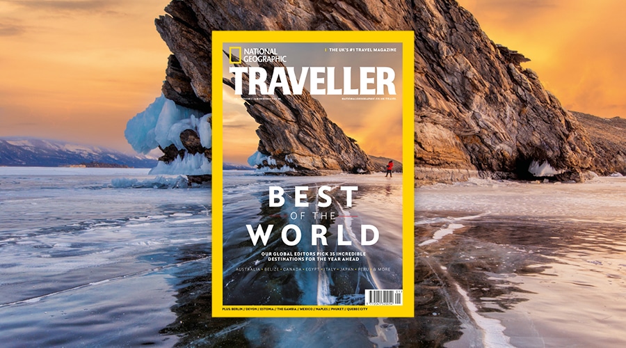 National Geographic Traveller (UK) Jan/Feb 2022 cover.
